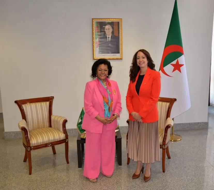 Mrs. Mansouri receives the Executive Director of the African Development Agency
