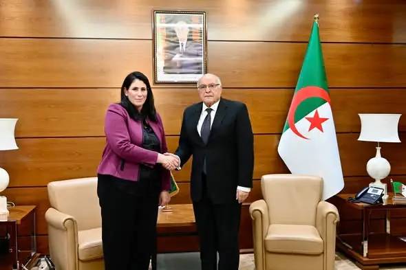 M. Attaf reçoit la vice-présidente de la commission de l’union africaine, Mme Selma Malika Haddadi