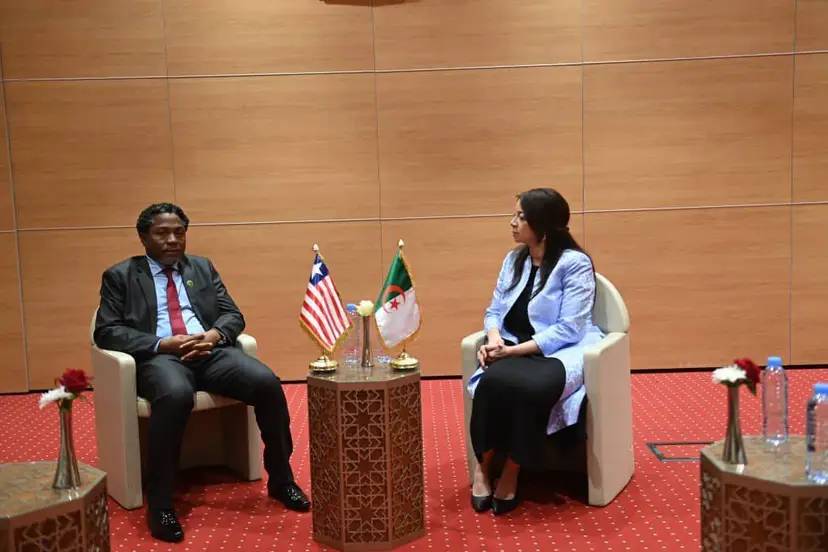 السيّدة منصوري تستقبل نائب وزير التعاون الدولي والتكامل الاقتصادي لجمهورية ليبيريا