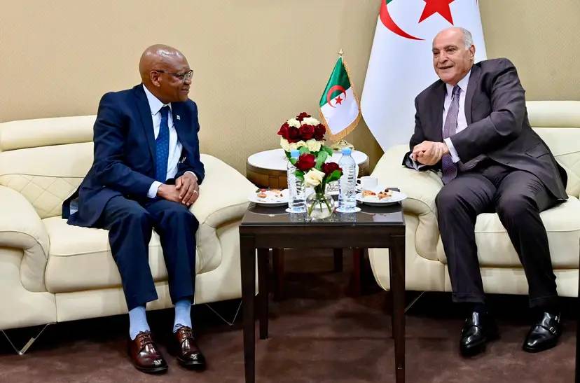 Mr. Attaf received the new ambassador of Botswana